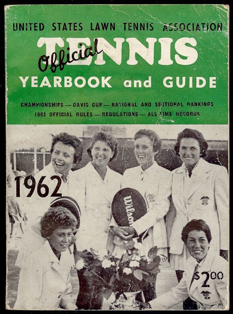 Item #51191 THE OFFICIAL UNITED STATES LAWN TENNIS ASSOCIATION 1962. Edward C. POTTER.