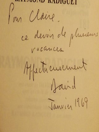 RAYMOND RADIGUET