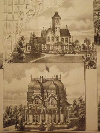 BERGEN COUNTY: FAIRMOUNT, NEW BARBADOES TOWNSHIP 1876 MAP