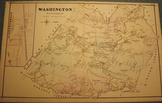 Item #51312 BERGEN COUNTY: WASHINGTON TOWNSHIP, HOHOKUS, PARK RIDGE, WESTWOOD MAP. C. C. PEASE