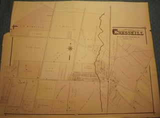 Item #51315 BERGEN COUNTY: CRESSKILL 1876 MAP. C. C. PEASE