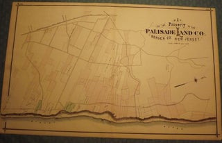 Item #51316 BERGEN COUNTY: PALISADES, PALISADES LAND COMPANY, HILLSDALE 1876 MAP. C. C. PEASE