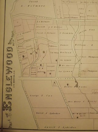 BERGEN COUNTY: ENGLEWOOD 1876 MAP