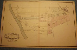 Item #51326 BERGEN COUNTY: KINGSLAND AND PART OF RUTHERFORD 1876 MAP. C. C. PEASE