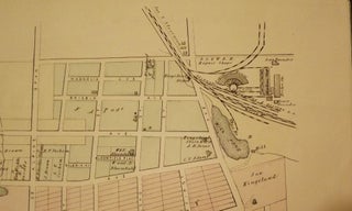 BERGEN COUNTY: KINGSLAND AND PART OF RUTHERFORD 1876 MAP
