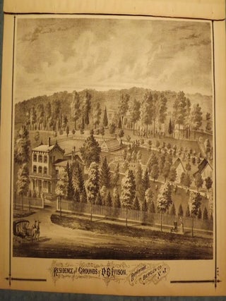 BERGEN COUNTY: KINGSLAND AND PART OF RUTHERFORD 1876 MAP