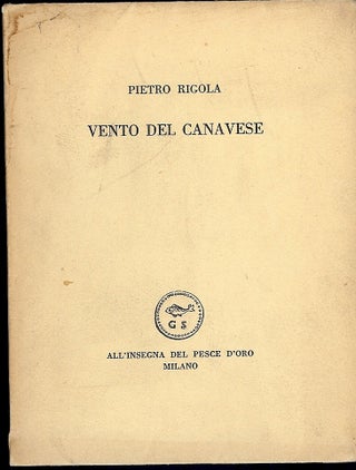 Item #52269 VENTRO DEL CANAVESE. Pietro RIGOLA