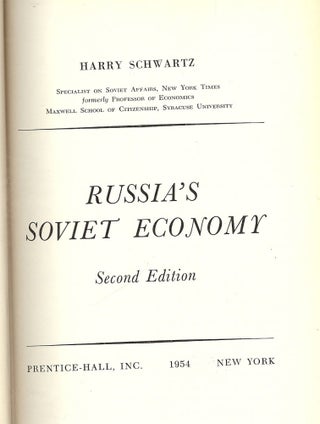 RUSSIA'S SOVIET ECONOMY