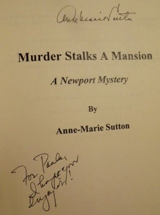 MURDER STALKS A MANSION: A NEWPORT MYSTERY