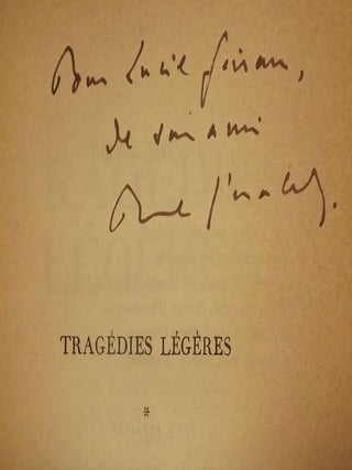 TRAGEDIES LEGERES: LES NOCES D'ARGENT. LES GRANDS GARSONS. AIMER