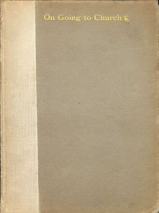 Item #53046 THE PREACHMENT ON GOING TO CHURCH. George Bernard SHAW