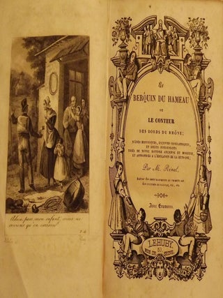 Item #53091 LE BERQUIN DU HAMEAU OU LE CONTEUR DES BORDS DU RHONE; SCENES. M. RENAL