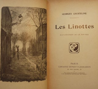 Item #53637 LES LINOTTES. Georges COURTELINE