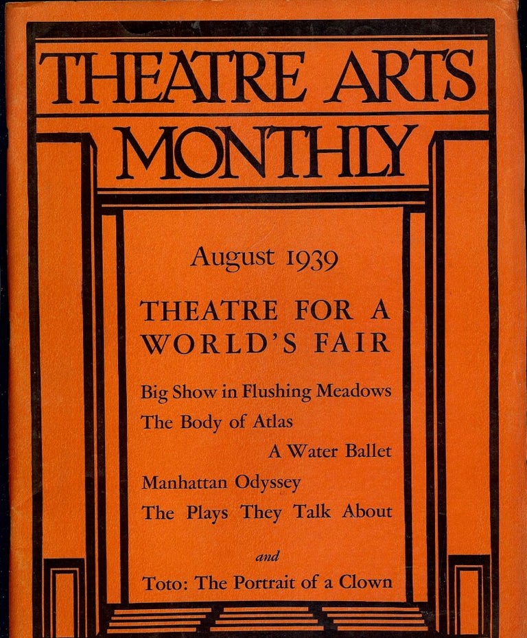 Item #53742 Theatre Arts Monthly, August, 1939. Edith J. R. ISAACS.
