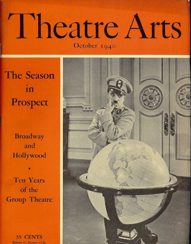 Item #53792 Theatre Arts Magazine, October, 1940. Edith J. R. ISAACS.