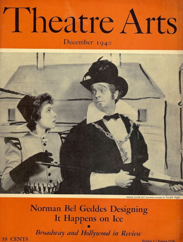 Item #53800 Theatre Arts Magazine, December, 1940. Edith ISAACS.
