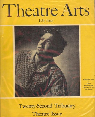 Item #53842 Theatre Arts Magazine, July, 1945. Edith J. R. ISAACS