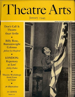 Item #53848 Theatre Arts Magazine, January, 1945. Edith J. R. ISAACS