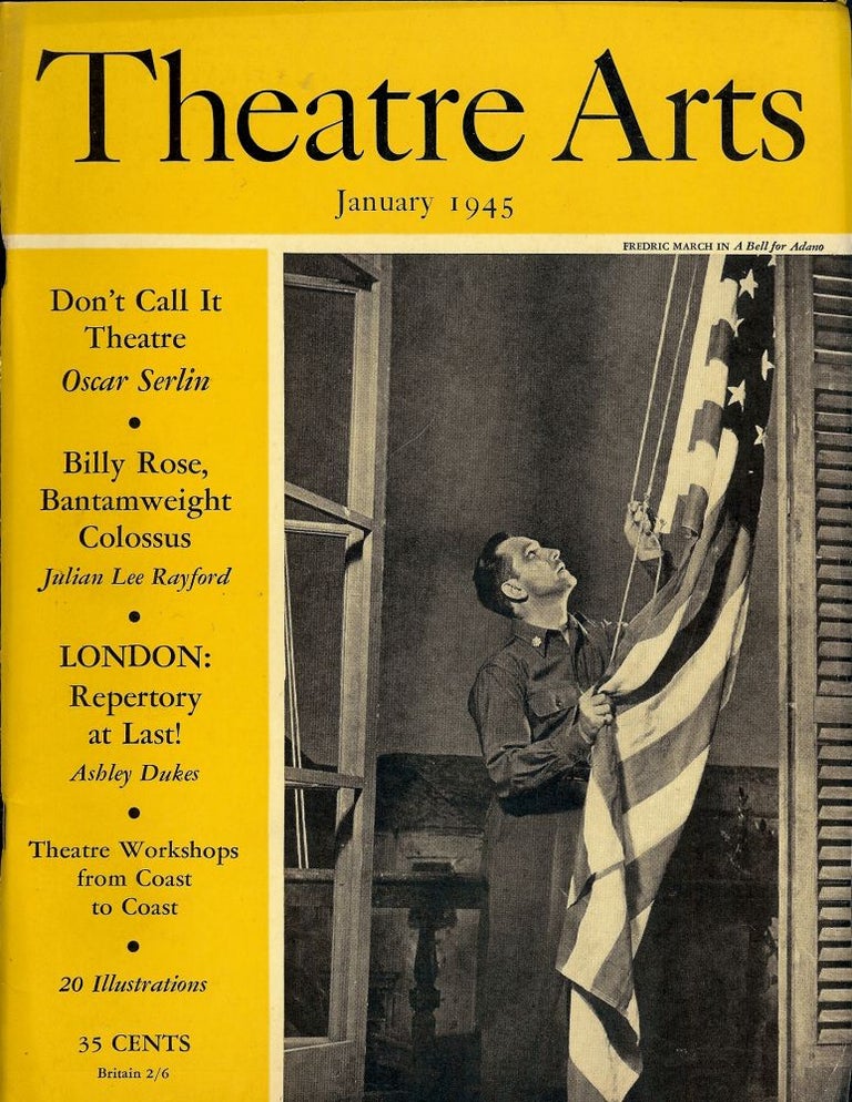 Item #53848 Theatre Arts Magazine, January, 1945. Edith J. R. ISAACS.