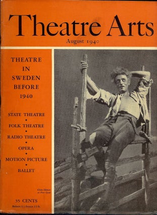 Item #53852 Theatre Arts Magazine, August, 1940. Edith J. R. ISAACS