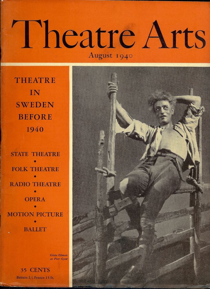 Item #53852 Theatre Arts Magazine, August, 1940. Edith J. R. ISAACS.