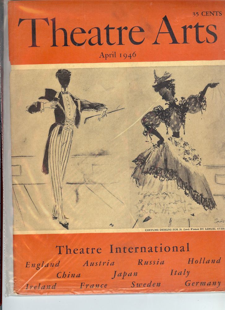 Item #53853 Theatre Arts Magazine, April, 1946. Rosamond GILDER.