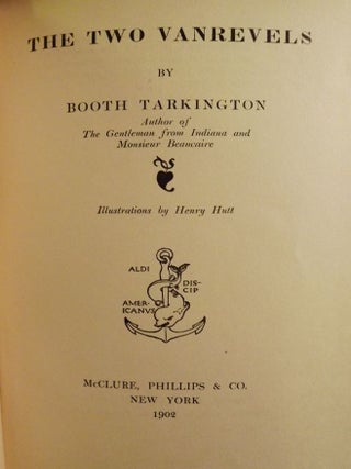 Item #54081 THE TWO VANREVELS. Booth TARKINGTON
