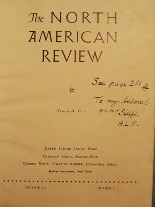 NORTH AMERICAN REVIEW: FOUNDED 1815