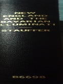 Item #54113 NEW ENGLAND AND THE BAVARIAN ILLUMINATI. Vernon STAUFFER