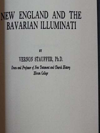 NEW ENGLAND AND THE BAVARIAN ILLUMINATI
