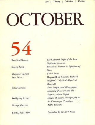 Item #54609 OCTOBER 54, FALL 1990. Joan COPJEC