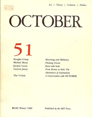 Item #54610 OCTOBER 51, WINTER 1989. Joan COPJEC