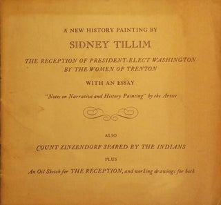 Item #54791 THE RECEPTION OF PRESIDENT-ELECT WASHINGTON BY THE WOMEN OF TRENTON. Sidney TILLIM