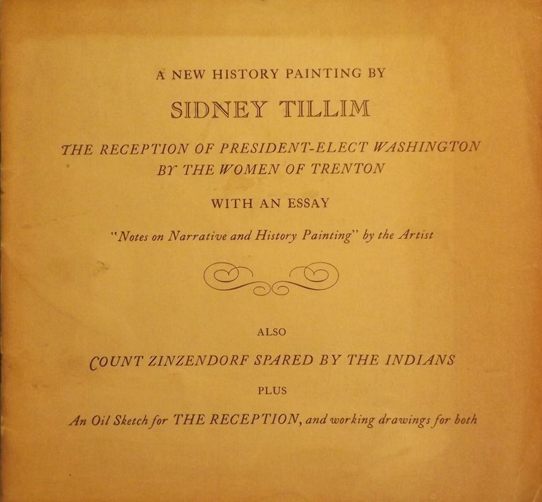 Item #54791 THE RECEPTION OF PRESIDENT-ELECT WASHINGTON BY THE WOMEN OF TRENTON. Sidney TILLIM.