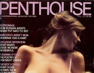 Item #55561 Interview in PENTHOUSE MAGAZINE Feb. 1976. Stevie WONDER