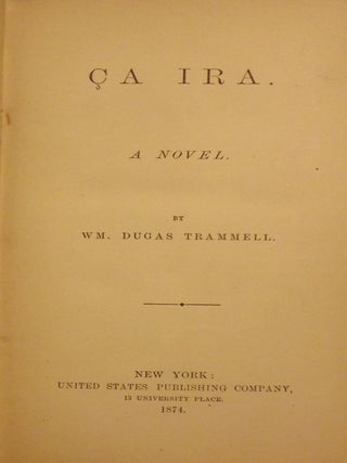 Item #55707 CA IRA. William Dugas TRAMMELL
