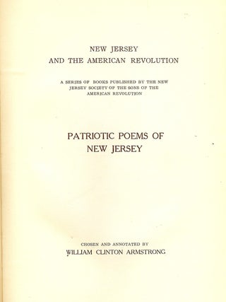 PATRIOTIC POEMS OF NEW JERSEY