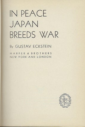 IN PEACE JAPAN BREEDS WAR