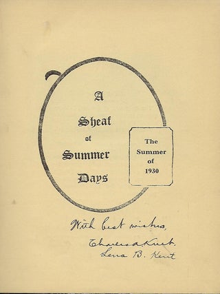A SHEAF OF SUMMER DAYS