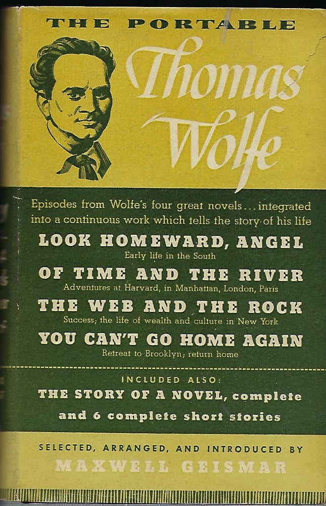 Item #55893 THE PORTABLE THOMAS WOLFE. Thomas WOLFE.