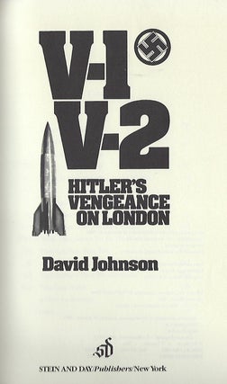 V-1 V-2 HITLER'S VENGEANCE ON LONDON