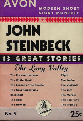 Item #56006 THIRTEEN GREAT STORIES FROM LONG VALLEY. In Avon Modern Short Story Monthly #9. John...