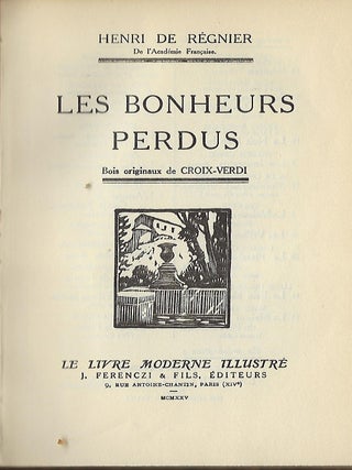 LES BONHEURS PERDUS