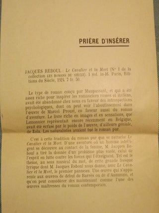 LE CAVALIER ET LA MORT