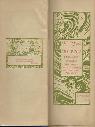 Item #56087 THE CRUISE OF THE MIDGE. TWO VOLUMES. Michael SCOTT
