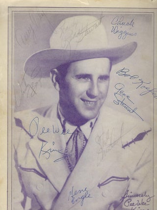 PEE WEE KING'S FOLIO OF WALTZES, POLKAS AND SQUARE DANCES.