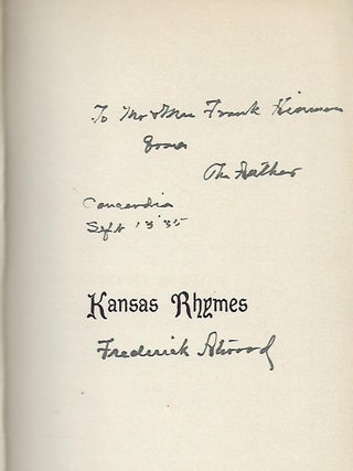 KANSAS RHYMES AND OTHER LYRICS