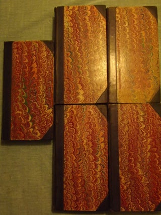 THE HISTORY OF ENGLAND FROM THE ACCESSION OF JAMES II. FIVE LEATHER-BOUND VOLUMES.