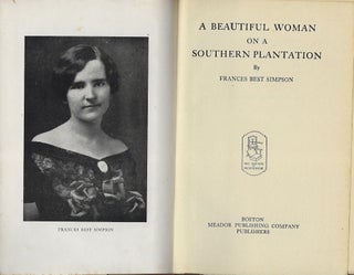 A BEAUTIFUL WOMAN ON A SOUTHERN PLANTATION