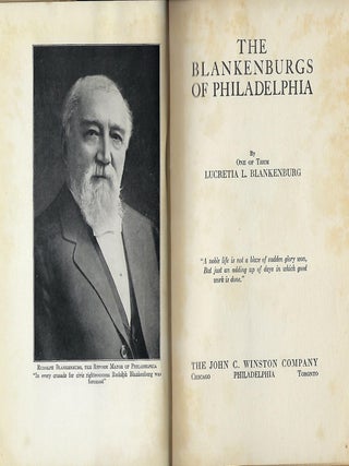 THE BLANKENBURGS OF PHILADELPHIA